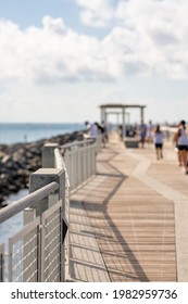 Focus On Foreground Photo Miami Beach Fishing Pier