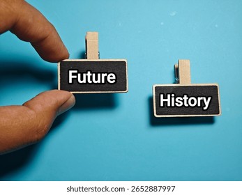Focus on the future, we can learn from history for better future.