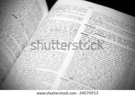 Focus on the word 