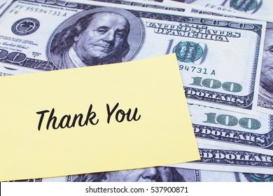 Thank You Card Messages For Money