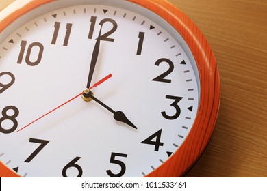 Focus time in clock of four o'clock for the design in your business concept and design in your work.