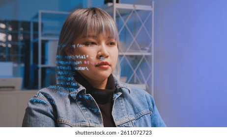 Focused Developer Working on Software Coding with Projected Code Reflecting Innovation writing code, Technology, Programming, and Modern Workspace Atmosphere coding developer software programmer code - Powered by Shutterstock - Get 15% off with code: PIKWIZARD15