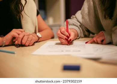 Focused Individuals Annotating Exam Documents