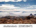 Fog Gathering Over the Edge of the South Rim Trail in Big Bend National Park