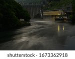 Fog Hangs Below Cheoah Dam