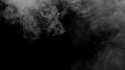 Smoke on Black Background | Creative Market