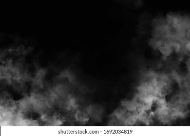 Fog on a black background. - Shutterstock ID 1692034819