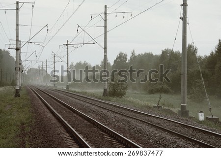 Similar – Rails in the countryside