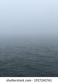 Fog On Horizon, Long Island Sound, New York.