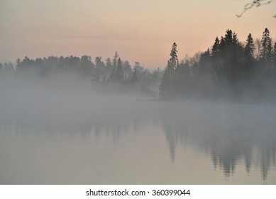 Fog On The Lake, Falcon Lake, Manitoba
