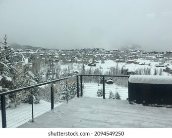 Fog On The Steamboat Springs Ski Mountain