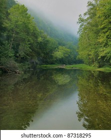 Foggy Buffalo River Morning