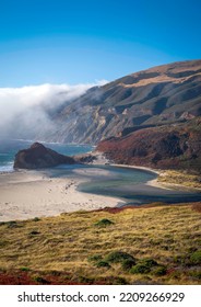 Foggy Day On The Big Sur Coast, California