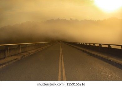 A Foggy Morning On Norris Dam