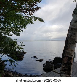 Foggy Morning On Rangeley Lake, Maine