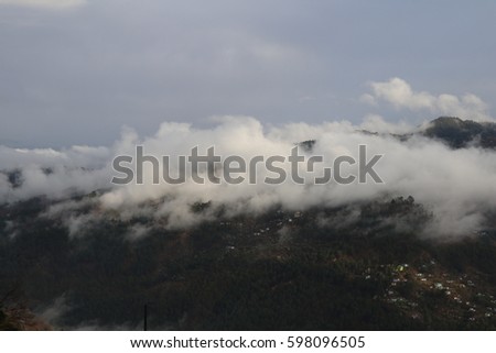 foggy mountain