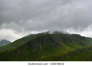 Foggy Mountain In Unalaska Island