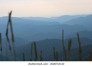 Foggy Mountains In Appalachian Mountains Background