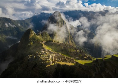 Foggy ruins of Machu Picchu - Peru - Powered by Shutterstock