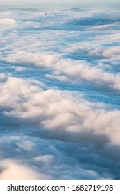 Foggy San Francisco - Sutro Tower -  Blanket Of Fog Over A City