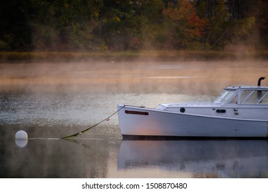 Foggy Sunrise In The Portsmouth, NH 