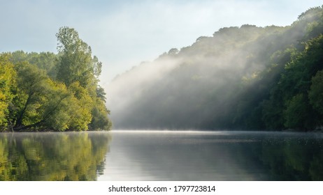 Foggy View In Dordogne River