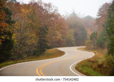 Foggy Winding Road - Powered by Shutterstock