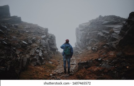 Foggy Winter Day On Muckish Mountain