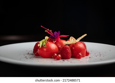 Foie Gras Pate On A Plate
