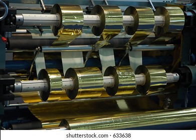 Foil stamping machine - Shutterstock ID 633638