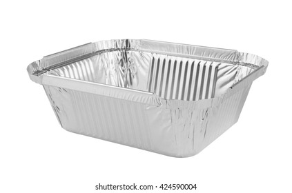 Foil Disposable Delivery Trays Food Isolated Stock Photo (Edit Now ...