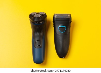 Foil versus Rotary Electric Shavers compare - Shutterstock ID 1971174080