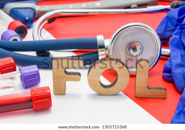 Fol Medical Abbreviation Meaning Total Folate Stock Photo Edit Now 1303715368