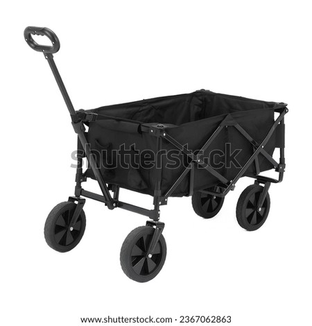 Foldable multi-purpose cart on a white background Foto stock © 