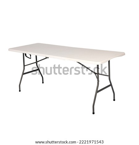 Foldable Outdoor and Picnic Table Foto stock © 