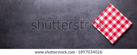 Similar – Image, Stock Photo Food background of  Mediterranean food with Focaccia bread , roasted dorado fishes, salad bowl and olives oil on dark rustic kitchen table around empty plate. Delicious Mediterranean  cuisine concept.