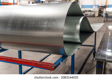 Folded Sheet Metal In Metal Roofing Factory