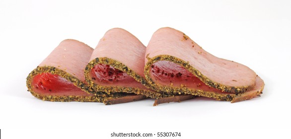 Folded Turkey Pastrami