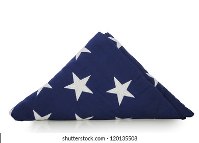 Folded US Flag