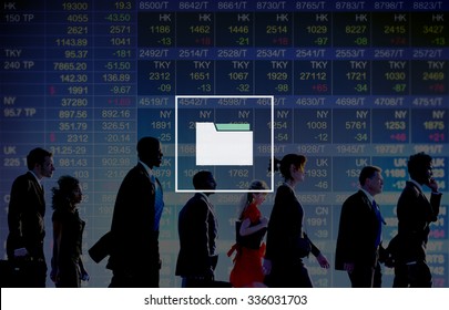 Folder Storage Files Organization Document Data Concept