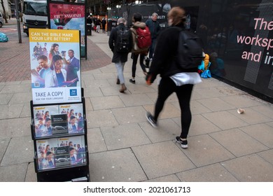 Folders From The Jehova Witness At Manchester England 8-12-2019