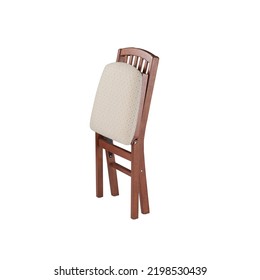 The Folding Chair Isolated On The White Background