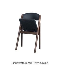 The Folding Chair Isolated On The White Background