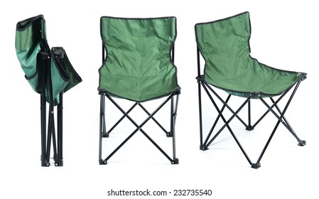 Folding Chair Isolated On White Background