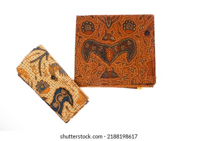 Folding Jarik Or Traditional Indonesian Batik Cloth