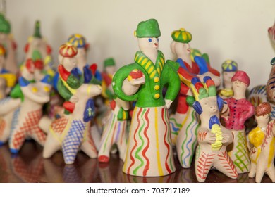 Folk art, figurines from clay - Powered by Shutterstock