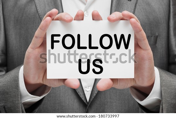 Follow Us Stock Photo 180733997 | Shutterstock