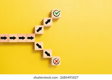 Following the right or wrong path or choosing the right or wrong way