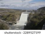 Folsom Dam auxiliary spillway releases more than 23,000 cubic feet of water per second March 10, 2023