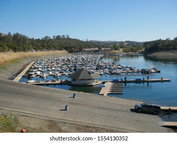 Folsom Lake Marina Full Of Boats